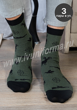 Носки мужские (3 пары) арт. ТР-18-03-ТР